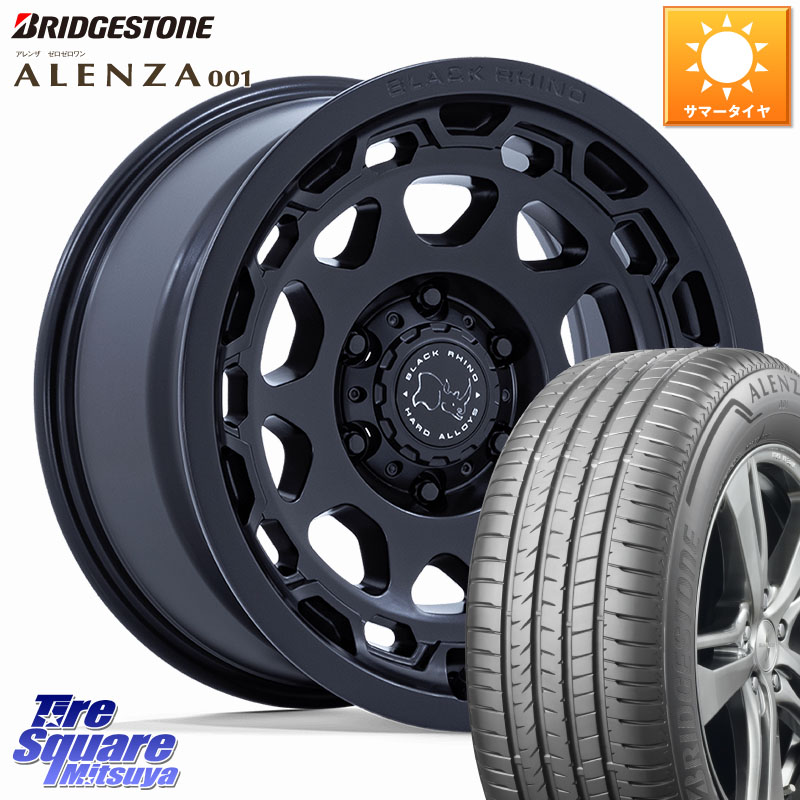 BLACK RHINO CONGO コンゴ ホイール 17インチ ブラックライノ 17 X 8.5J +35 6穴 139.7 ブリヂストン アレンザ 001 ALENZA 001 サマータイヤ 265/70R17