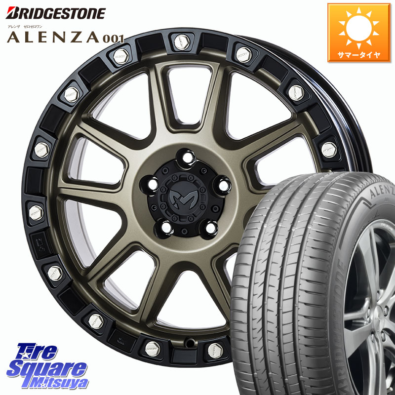 MKW M205 コヨーテブロンズ ホイール 18インチ 18 X 8.0J +40 5穴 114.3 ブリヂストン アレンザ 001 ALENZA 001 サマータイヤ 235/50R18 30系アルファード 30系ヴェルファイア 20系アルファード