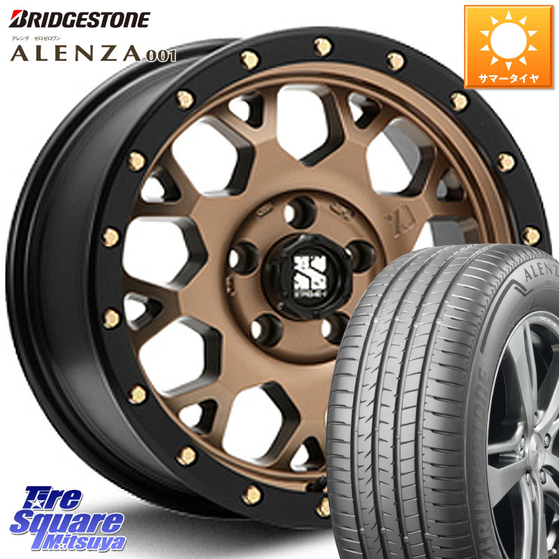 MLJ XJ04 XTREME-J エクストリームJ マットブロンズ ホイール 16インチ 16 X 7.0J +35 5穴 114.3 ブリヂストン アレンザ 001 ALENZA 001 サマータイヤ 215/65R16 30系ヴェルファイア 20系アルファード