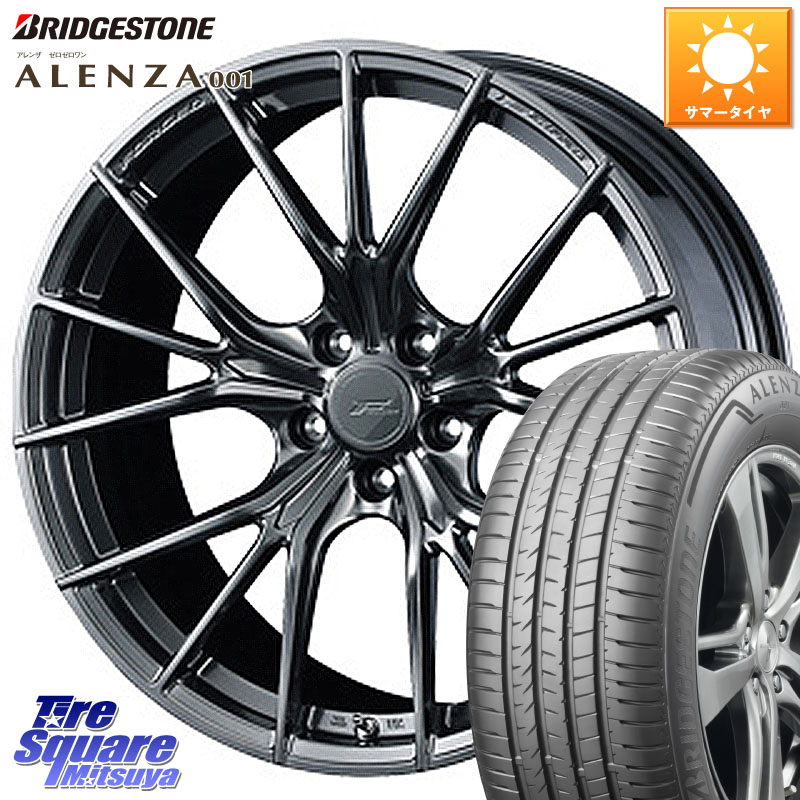 WEDS F ZERO FZ-1 FZ1 鍛造 FORGED ホイール19インチ エフゼロ 19 X 8.0J +48 5穴 114.3 ブリヂストン アレンザ 001 ALENZA 001 サマータイヤ 235/55R19