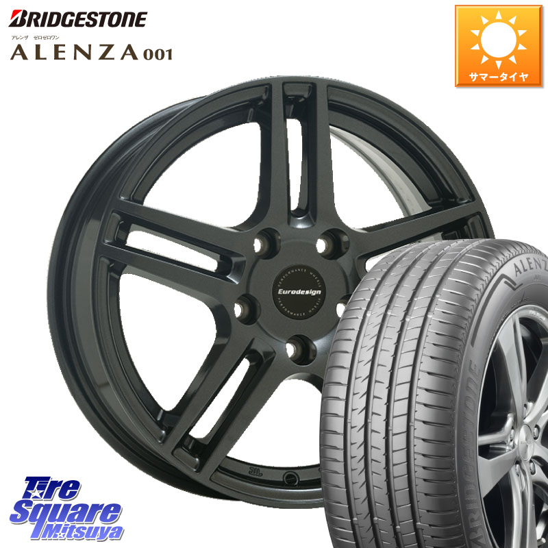 阿部商会 Eurodesign EIGER ホイール 18インチ 18 X 8.0J(AUDI Q5 FY) +40 5穴 112 ブリヂストン アレンザ 001 ALENZA 001 サマータイヤ 235/60R18 アウディ Q5 FY系