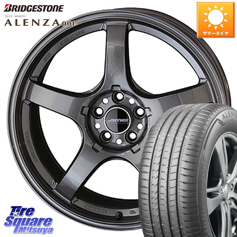 KYOHO TRACER GT-V GTV GB 軽量 ホイール 18インチ 18 X 8.5J(M14B) +45 5穴 114.3 ブリヂストン アレンザ 001 ALENZA 001 サマータイヤ 235/60R18 スバル ソルテラ