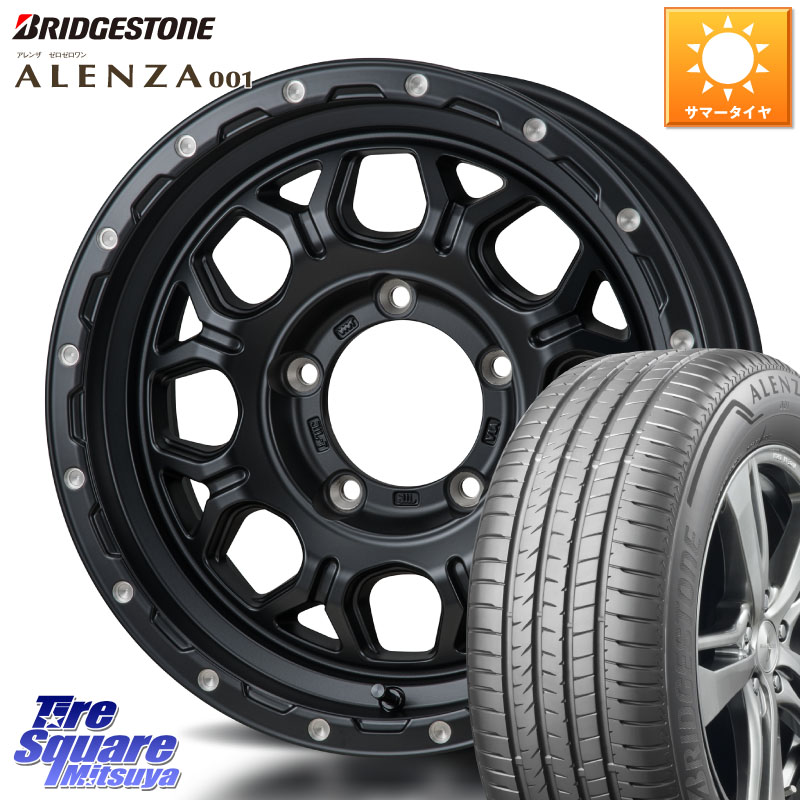 MONZA HI-BLOCK JERRARD ホイール 4本 16インチ 16 X 5.5J +22 5穴 139.7 ブリヂストン アレンザ 001 ALENZA 001 サマータイヤ 215/65R16 ジムニー専用(要オーバーフェンダー等)