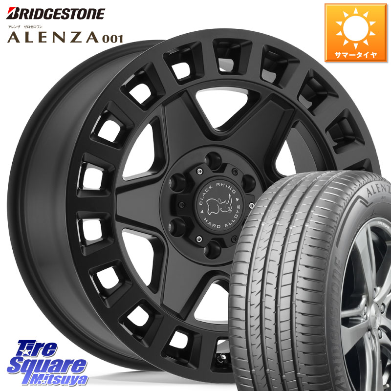 BLACK RHINO YORK ブラックライノ ヨーク BK 17インチ ブラックライノ 17 X 9.0J +12 6穴 139.7 ブリヂストン アレンザ 001 ALENZA 001 サマータイヤ 265/70R17