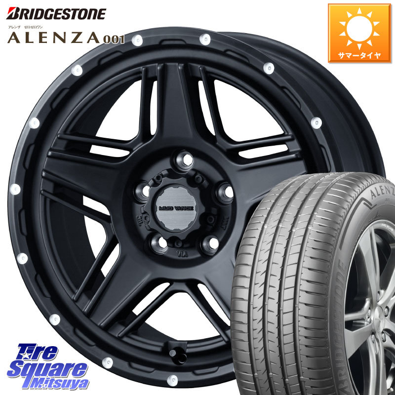 WEDS 40535 マッドヴァンス MUD VANCE 07 BK 16インチ 16 X 7.0J +38 5穴 114.3 ブリヂストン アレンザ 001 ALENZA 001 サマータイヤ 215/65R16 30系ヴェルファイア 10系カローラクロス 20系アルファード 99,347円