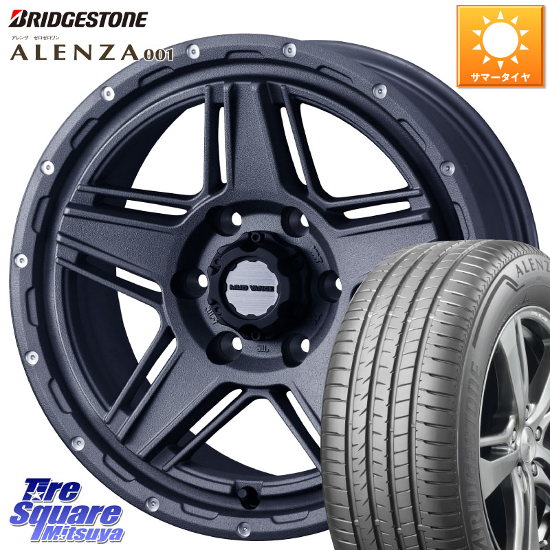 ブリヂストン アレンザ 001 ALENZA 001 サマータイヤ 265/60R18WEDS 40551 マッドヴァンス07 MUD VANCE 07 18インチ 18X8.0J 20 6穴 139.7 GUN226ハイラックス 150系プラド ランクル[FJ] トライトンGSR GUN125ハイラックス Tacoma ランドクルーザー プラド ハイラック｜タイヤスクエアミツヤ