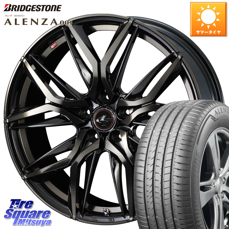 WEDS 40847 レオニス LEONIS LM PBMCTI 20インチ 20 X 8.5J +35 5穴 114.3 ブリヂストン アレンザ 001 ALENZA 001 サマータイヤ 245/45R20
