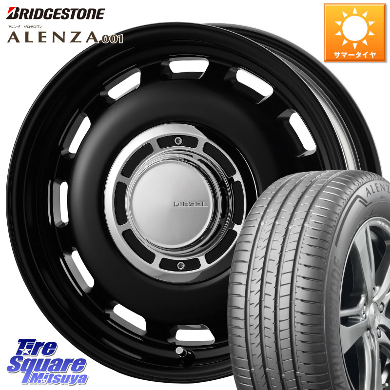 ブリヂストン アレンザ 001 ALENZA 001 サマータイヤ 215/65R16コスミック クロスブラッド DIESEL インセット-5 16インチ 16X6.0J 0 5穴 139.7 ジムニー専用(要オーバーフェンダー等) ジムニ&minus;シエラ/ノマド(カスタム) AZオフロード カスタムサイズ｜タイヤスクエアミツヤ