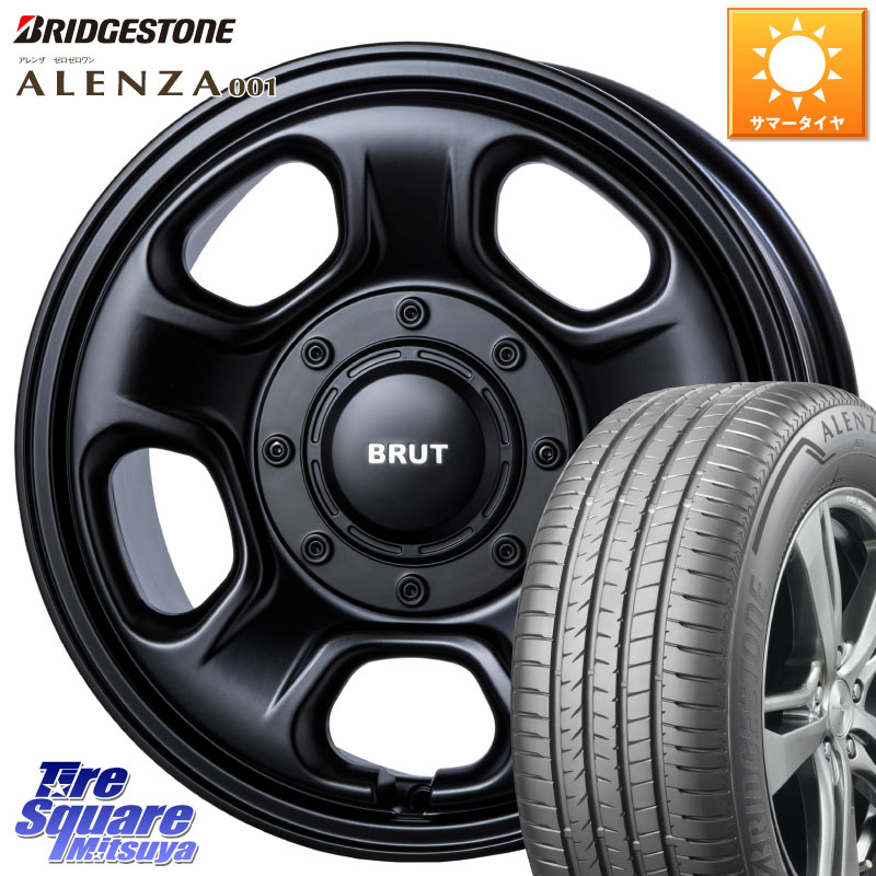 BRUT ブルート BR-33 BR33 ホイール 16インチ 16 X 6.5J +25 6穴 139.7 ブリヂストン アレンザ 001 ALENZA 001 サマータイヤ 215/65R16