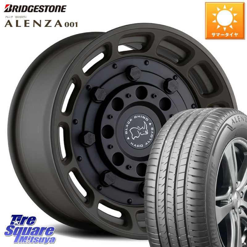 ブリヂストン アレンザ 001 ALENZA 001 サマータイヤ 265/70R17BLACK RHINO WARTHOG 17インチ ブラックライノ 17X8.5J 0 6穴 139.7 トライトン ランドクルーザー プラド カスタムサイズ｜タイヤスクエアミツヤ