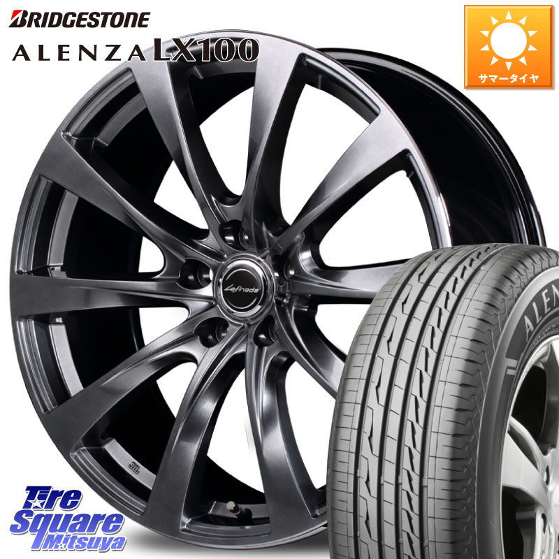 MANARAY MOTION2 平座仕様(トヨタ・レクサス専用)MID Lefinada ホイール 20 X 8.5J +35 5穴 114.3 ブリヂストン ALENZA アレンザ LX100 サマータイヤ 235/50R20