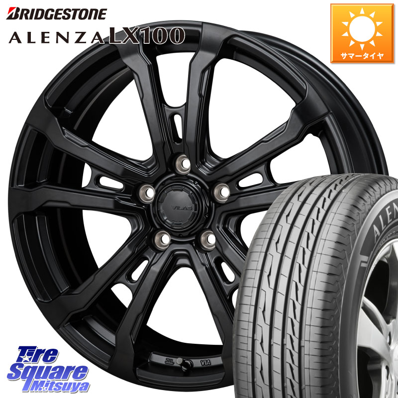 MONZA HI-BLOCK VILAS 18インチ 18 X 7.5J +48 5穴 114.3 ブリヂストン ALENZA アレンザ LX100 サマータイヤ 215/50R18 60系プリウス ヤリスクロス CX-3