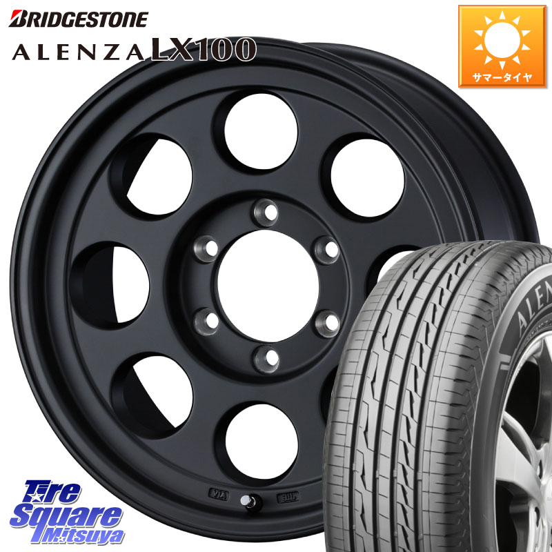 WEDS JIMLINE TYPE2 16インチ ジムライン 16 X 6.5J +25 6穴 139.7 ブリヂストン ALENZA アレンザ LX100 サマータイヤ 215/65R16