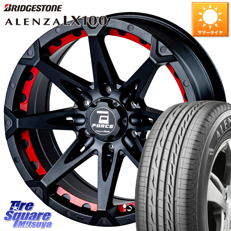 FORCE フォース DENALI デナリー BK 17インチ 17 X 8.0J +20 6穴 139.7 ブリヂストン ALENZA アレンザ LX100 サマータイヤ 275/65R17