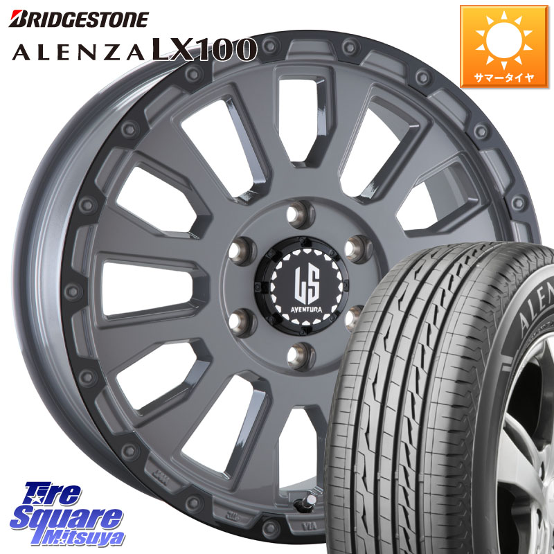 阿部商会 LA STRADA AVENTURA アヴェンチュラ 18インチ 18 X 8.0J +20 6穴 139.7 ブリヂストン ALENZA アレンザ LX100 サマータイヤ 285/60R18