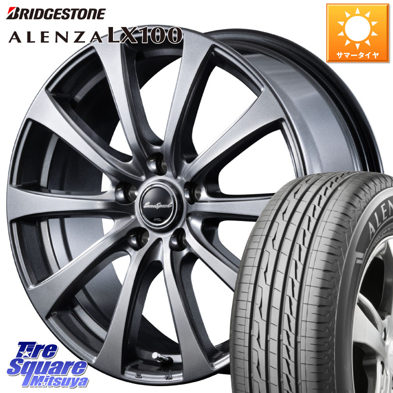 ブリヂストン ALENZA アレンザ LX100 サマータイヤ 215/55R18MANARAY MID EuroSpeed G10 ホイール 18インチ 18X7.5J 53 5穴 114.3 CX-30 MX-30 ZE2リーフ クロスロード|タイヤスクエアミツヤ