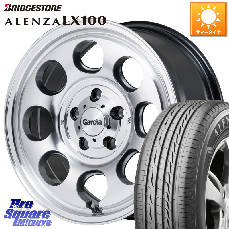 MANARAY MID Garcia Palm8 ガルシア パーム8 PO JIMNY ホイール 16インチ 16 X 5.5J +20 5穴 139.7 ブリヂストン ALENZA アレンザ LX100 サマータイヤ 215/65R16 ジムニー専用(要オーバーフェンダー等)