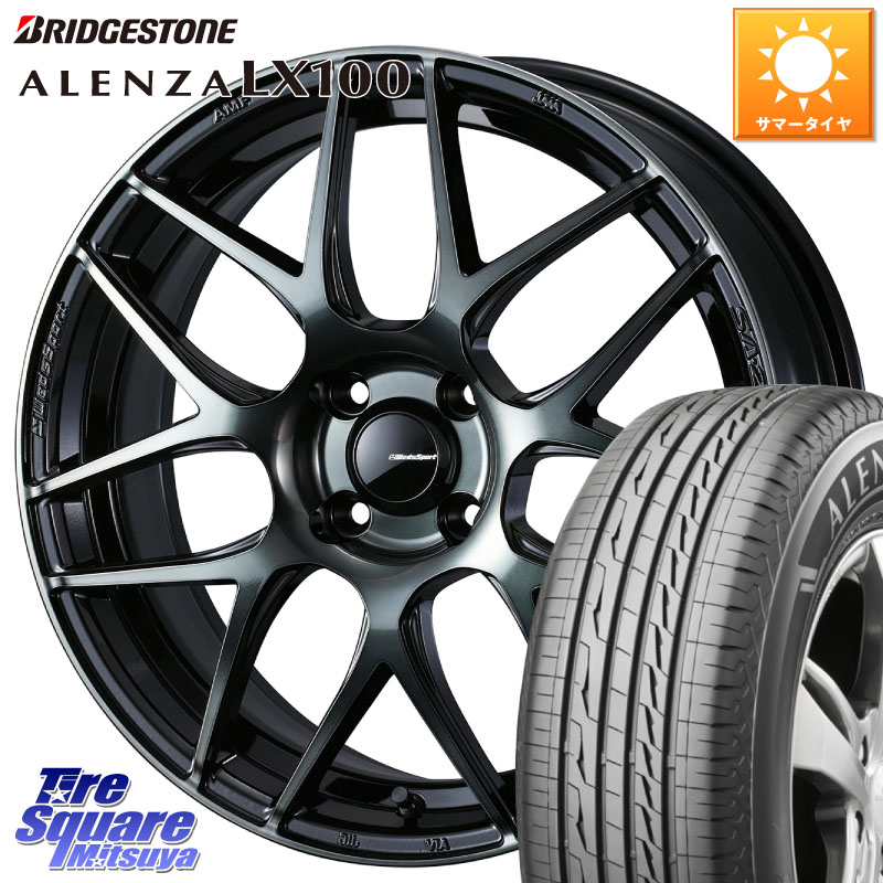 ブリヂストン ALENZA アレンザ LX100 サマータイヤ 215/65R16WEDS WedsSport SA-27R SA27R ウェッズ スポーツ ホイール 16インチ 16X6.5J 42 4穴 100 ロッキー ガソリン車 4穴 ライズ ガソリン車 4穴｜タイヤスクエアミツヤ