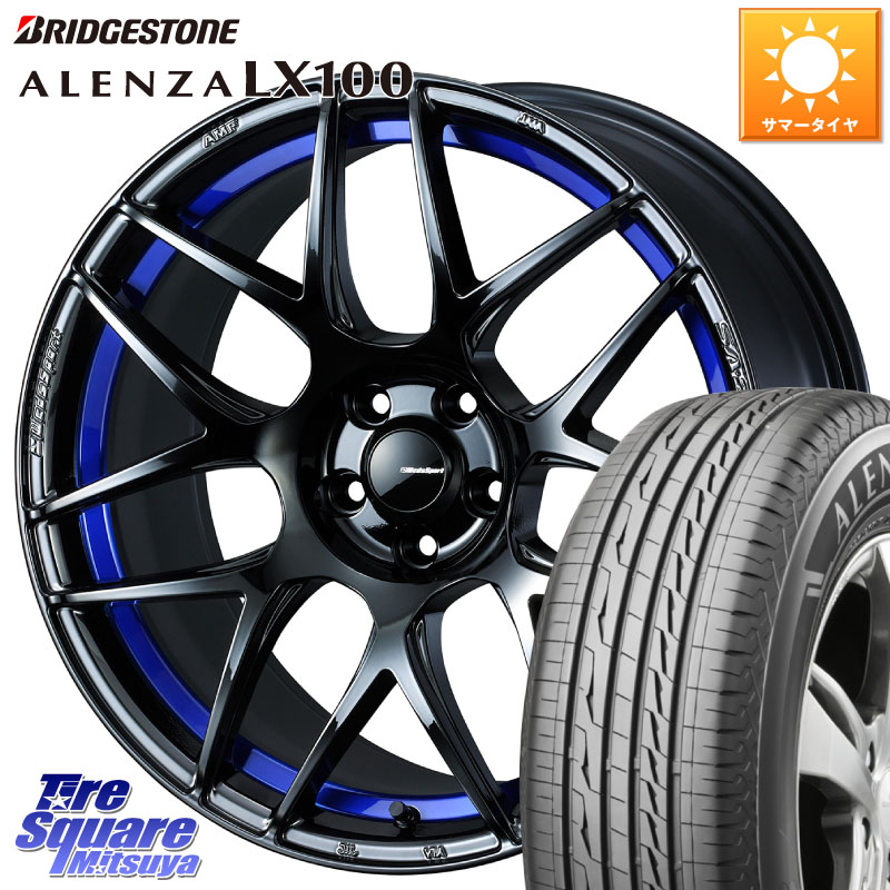 ブリヂストン ALENZA アレンザ LX100 サマータイヤ 255/55R18WEDS WedsSport SA-27R SA27R ウェッズ スポーツ ホイール 18インチ 18X7.5J 35 5穴 114.3 アウトランダーPHEV|タイヤスクエアミツヤ