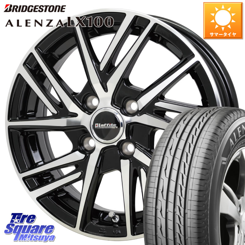 HotStuff ラフィット LW06-2 LW-06-2 ホイール 16インチ 16 X 6.0J +45 4穴 100 ブリヂストン ALENZA アレンザ LX100 サマータイヤ 215/65R16