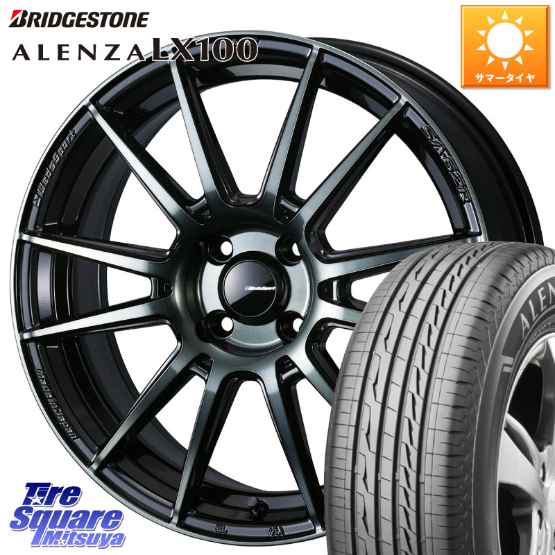 WEDS WedsSport SA-62R ホイール 16インチ 16 X 6.5J +42 4穴 100 ブリヂストン ALENZA アレンザ LX100 サマータイヤ 215/65R16