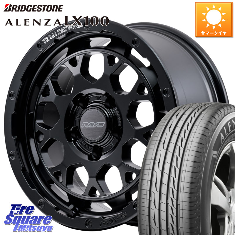 RAYS 【欠品次回8~9月】 TEAM DAYTONA M9+ BOJ ホイール 17インチ 17 X 7.0J +40 5穴 114.3 ブリヂストン ALENZA アレンザ LX100 サマータイヤ 245/65R17