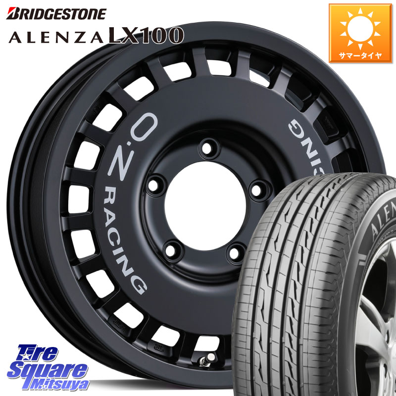 OZ Rally Racing 4x4 ラリーレーシング ジムニーシエラ用 ※インセット-5 ホイール 16インチ 16 X 6.0J +0 5穴 139.7 ブリヂストン ALENZA アレンザ LX100 サマータイヤ 215/65R16 ジムニー専用(要オーバーフェンダー等) ジムニ－シエラ・ノマド(カスタム)