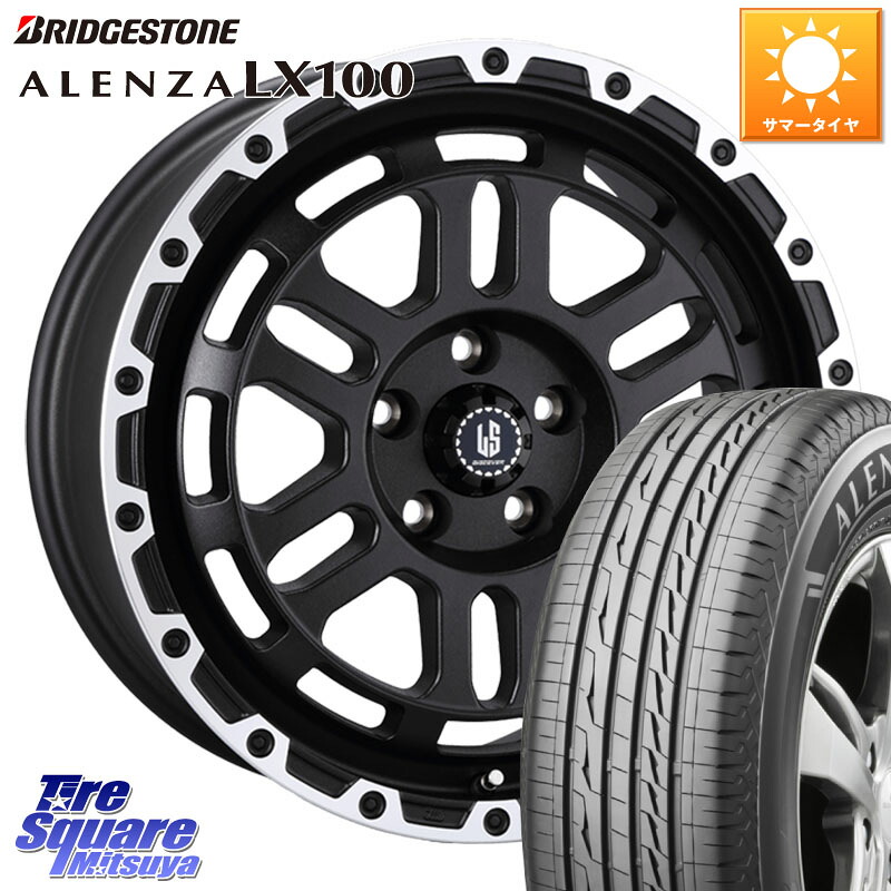 阿部商会 LA STRADA DISCOVER ホイール 18インチ 18 X 8.0J +40 5穴 127 ブリヂストン ALENZA アレンザ LX100 サマータイヤ 285/60R18 クライスラー ジープ ラングラー JK系 クライスラー ジープ ラングラー JL系