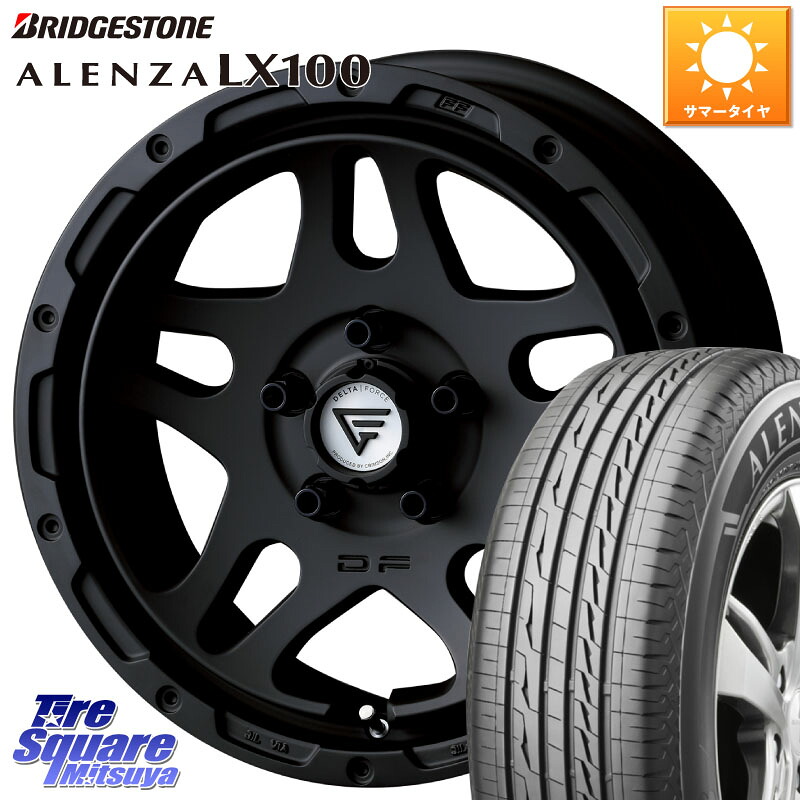 ブリヂストン ALENZA アレンザ LX100 サマータイヤ 215/60R17DELTA FORCE OVERLANDER ホイール 17インチ 17X7.0J 32 5穴 114.3 20系アルファード ヴェルファイア|タイヤスクエアミツヤ