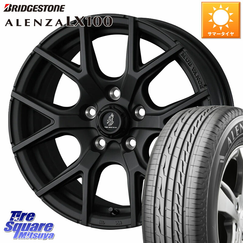 ブリヂストン ALENZA アレンザ LX100 サマータイヤ 225/50R18WEDS マッドヴァンスSD MUDVANCE SD ホイール 18インチ 18X7.5J 35 5穴 114.3 スカイラインセダン 日産|タイヤスクエアミツヤ
