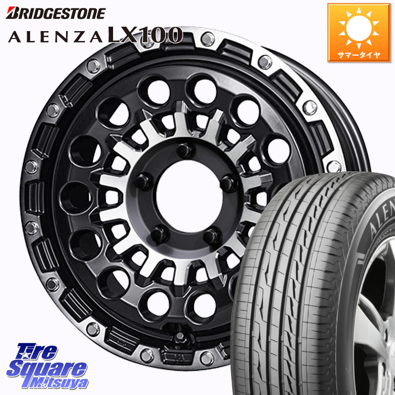 KYOHO PPX GX14 ホイール 16インチ 16 X 5.5J +22 5穴 139.7 ブリヂストン ALENZA アレンザ LX100 サマータイヤ 215/65R16 ジムニー専用(要オーバーフェンダー等)