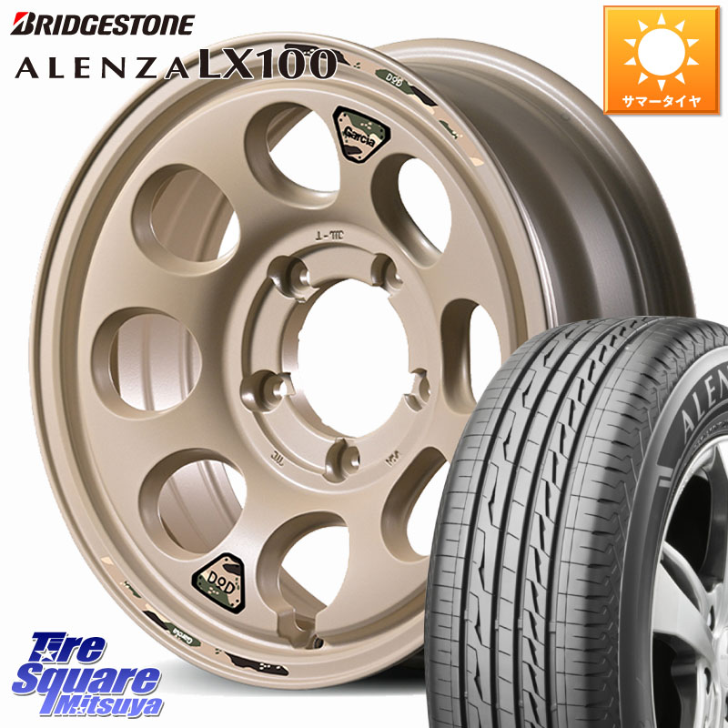 MANARAY MID x DOD ウシャリン ホイール 16インチ 16 X 5.5J +20 5穴 139.7 ブリヂストン ALENZA アレンザ LX100 サマータイヤ 215/65R16 ジムニー専用(要オーバーフェンダー等)