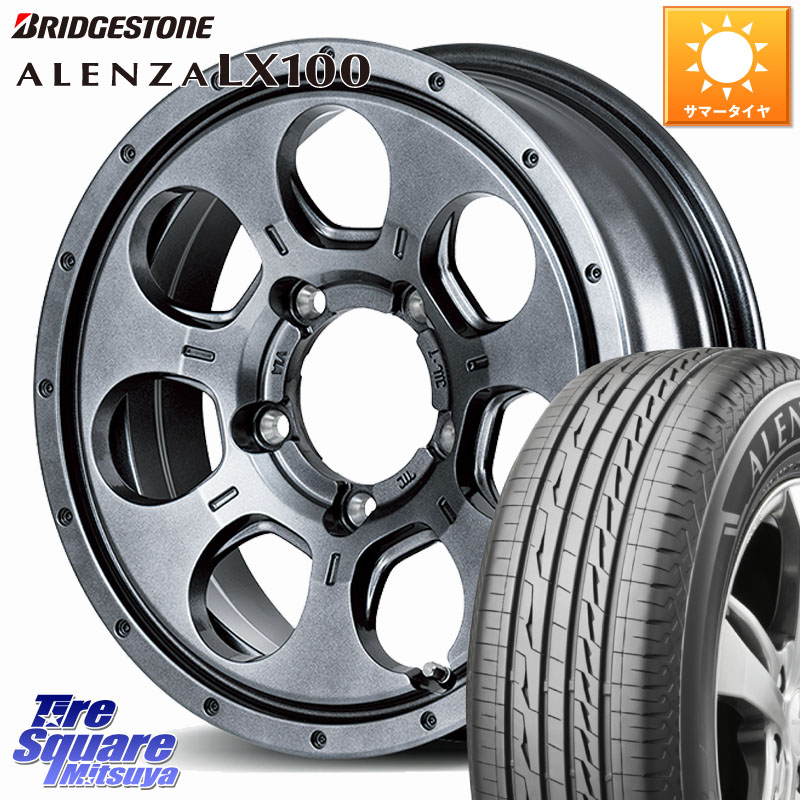 ブリヂストン ALENZA アレンザ LX100 サマータイヤ 215/65R16MANARAY MID ROADMAX MUD AGENT ホイール 16インチ 16X5.5J 22 5穴 139.7 ジムニー専用(要オーバーフェンダー等)｜タイヤスクエアミツヤ