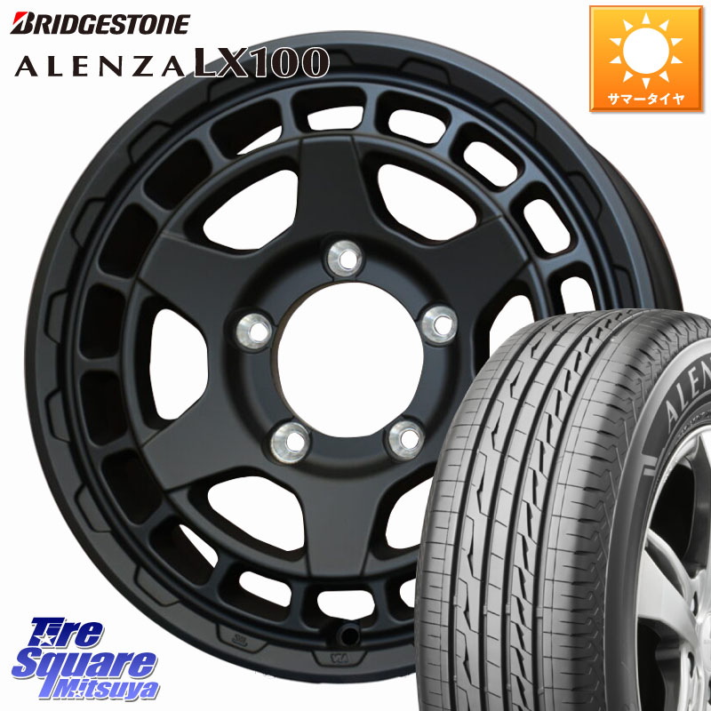 ブリヂストン ALENZA アレンザ LX100 サマータイヤ 215/65R16WEDS MUDVANCE X TYPE S ホイール 16インチ マッドヴァンス タイプS 16X5.5J 22 5穴 139.7 ジムニー専用(要オーバーフェンダー等)｜タイヤスクエアミツヤ