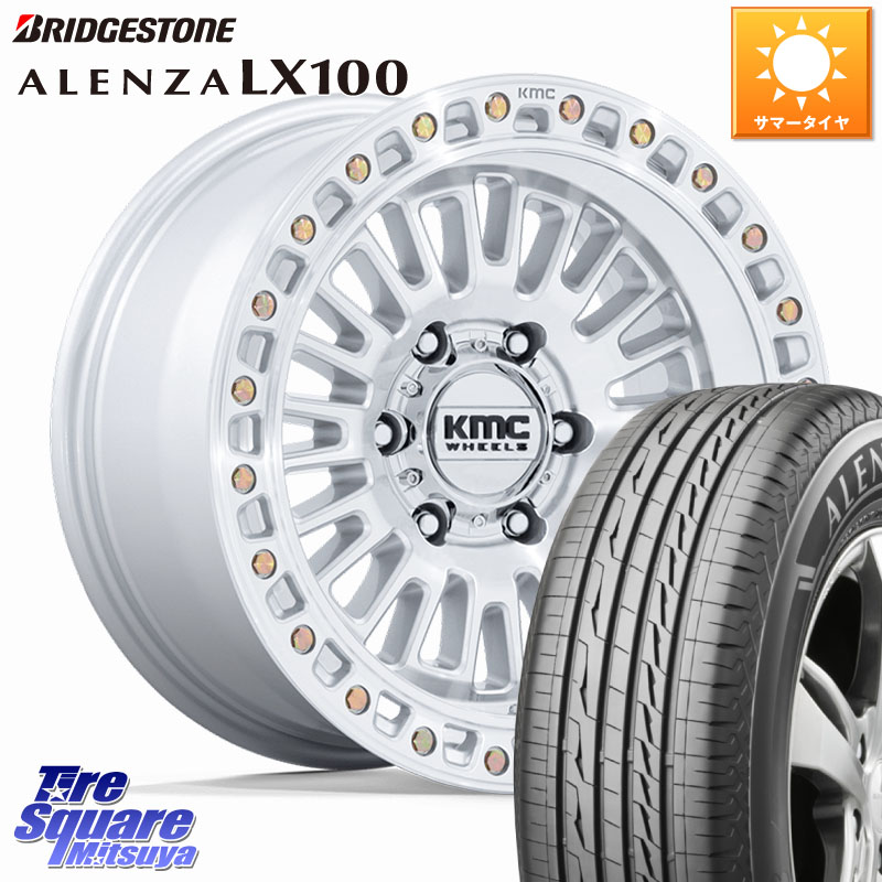 KMC KM554 AZTEC ホイール 17インチ 17 X 8.5J +25 6穴 139.7 ブリヂストン ALENZA アレンザ LX100 サマータイヤ 275/65R17