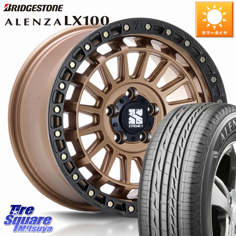 MLJ XJ08 XTREME-J ホイール 18インチ 18 X 8.0J +40 5穴 114.3 ブリヂストン ALENZA アレンザ LX100 サマータイヤ 235/65R18
