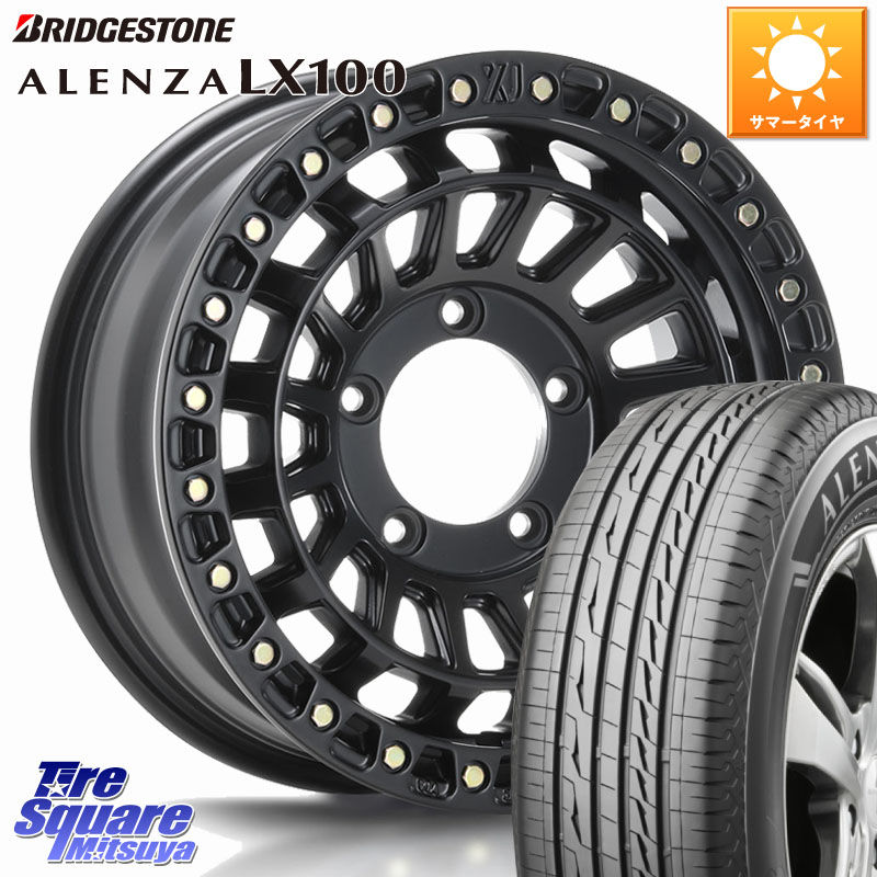 MLJ XJ08 XTREME-J ※インセット-5 ホイール 16インチ 16 X 6.0J +0 5穴 139.7 ブリヂストン ALENZA アレンザ LX100 サマータイヤ 215/65R16 ジムニー専用(要オーバーフェンダー等) ジムニ－シエラ・ノマド(カスタム)