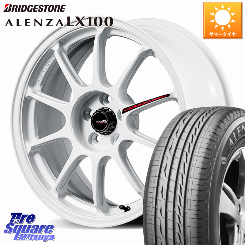 ブリヂストン ALENZA アレンザ LX100 サマータイヤ 215/50R18MANARAY MID RACING R10 EVO ホイール 18インチ レーシング 18X7.5J 45 5穴 114.3 ヤリスクロス|タイヤスクエアミツヤ