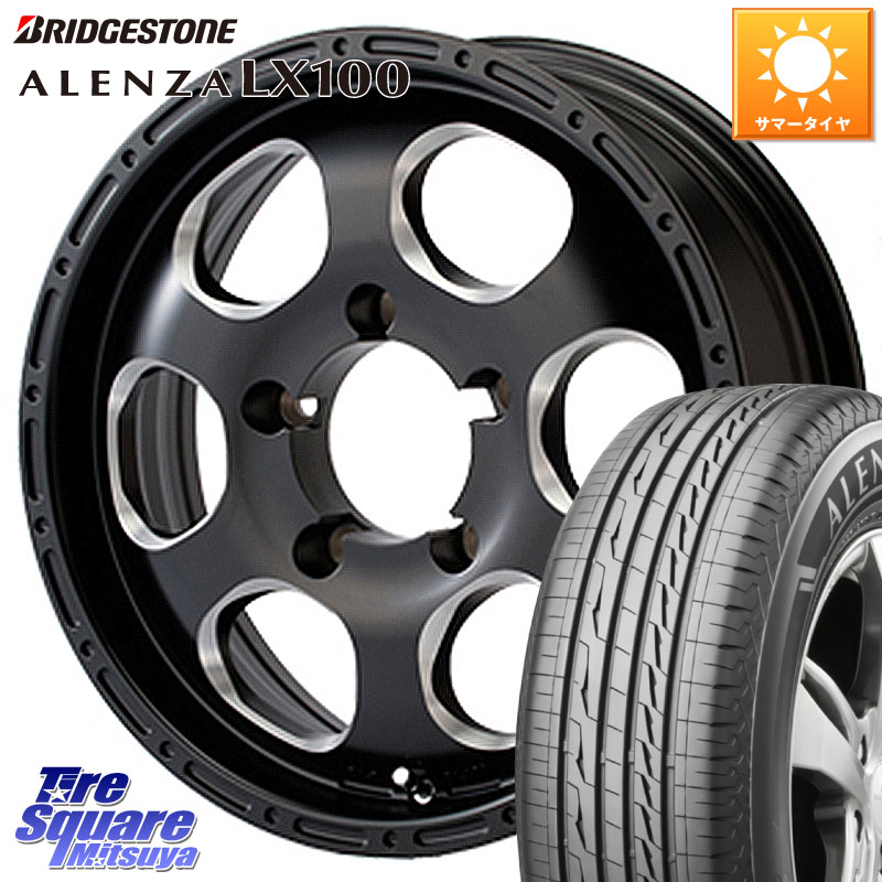 MEIWA Blood Stock 1Piece for JIMNY ホイール 16インチ 16 X 5.5J +20 5穴 139.7 ブリヂストン ALENZA アレンザ LX100 サマータイヤ 215/65R16 ジムニー専用(要オーバーフェンダー等)