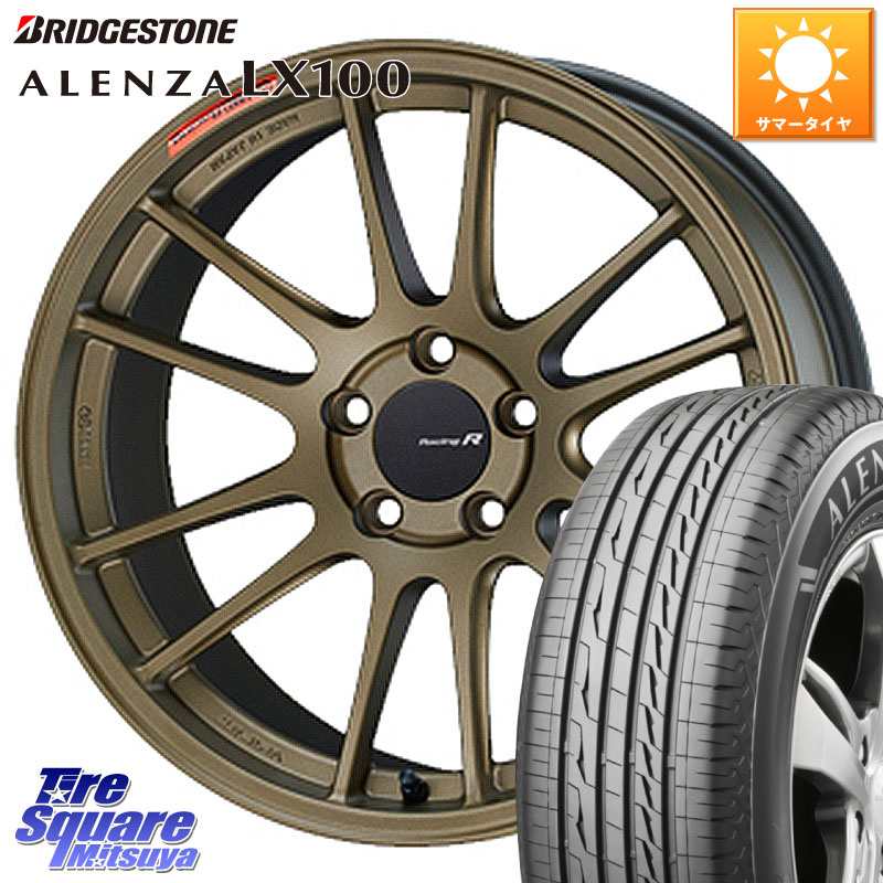 ブリヂストン ALENZA アレンザ LX100 サマータイヤ 225/50R18ENKEI エンケイ Racing Revolution GTC01RR ホイール 18X7.5J 45 5穴 114.3 MPV｜タイヤスクエアミツヤ