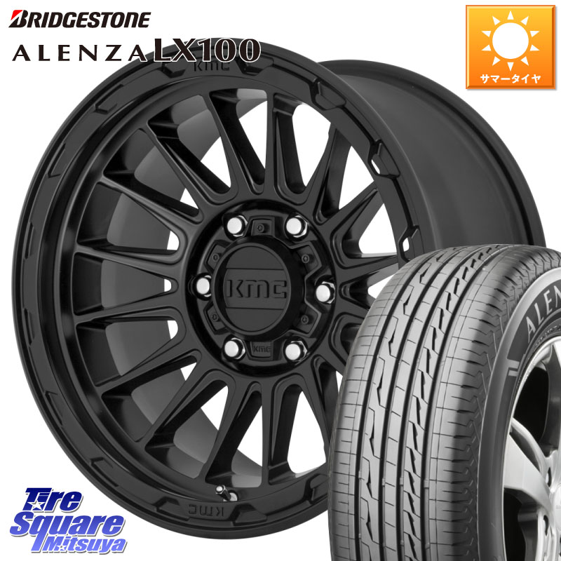 ブリヂストン ALENZA アレンザ LX100 サマータイヤ 275/65R17KMC KM542 Impact ホイール 17インチ 17X8.0J 20 6穴 139.7 トライトンGSR ランドクルーザー プラド カスタムサイズ｜タイヤスクエアミツヤ