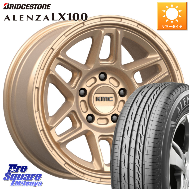 ブリヂストン ALENZA アレンザ LX100 サマータイヤ 245/65R17KMC KM716 NOMAD ホイール 17インチ 専用Nut別売 17X8.0J 38 5穴 114.3 RAV4 50系 カスタム|タイヤスクエアミツヤ