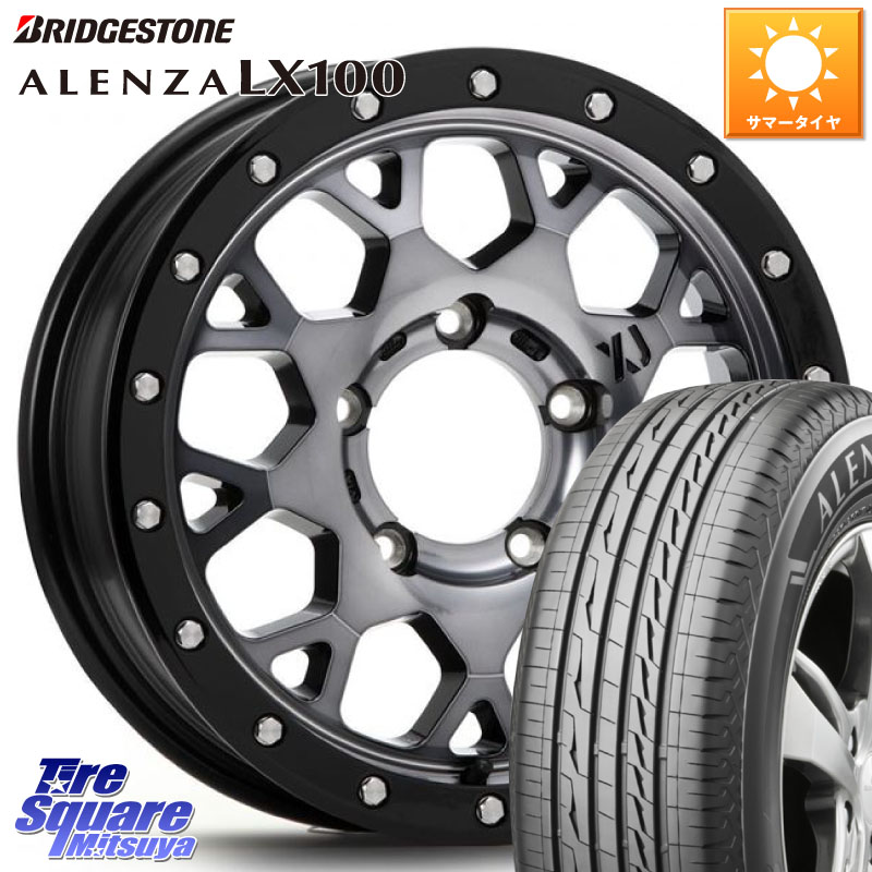 MLJ XJ04 XTREME-J エクストリームJ ホイール 16インチ 16 X 5.5J +22 5穴 139.7 ブリヂストン ALENZA アレンザ LX100 サマータイヤ 215/65R16 ジムニー専用(要オーバーフェンダー等)