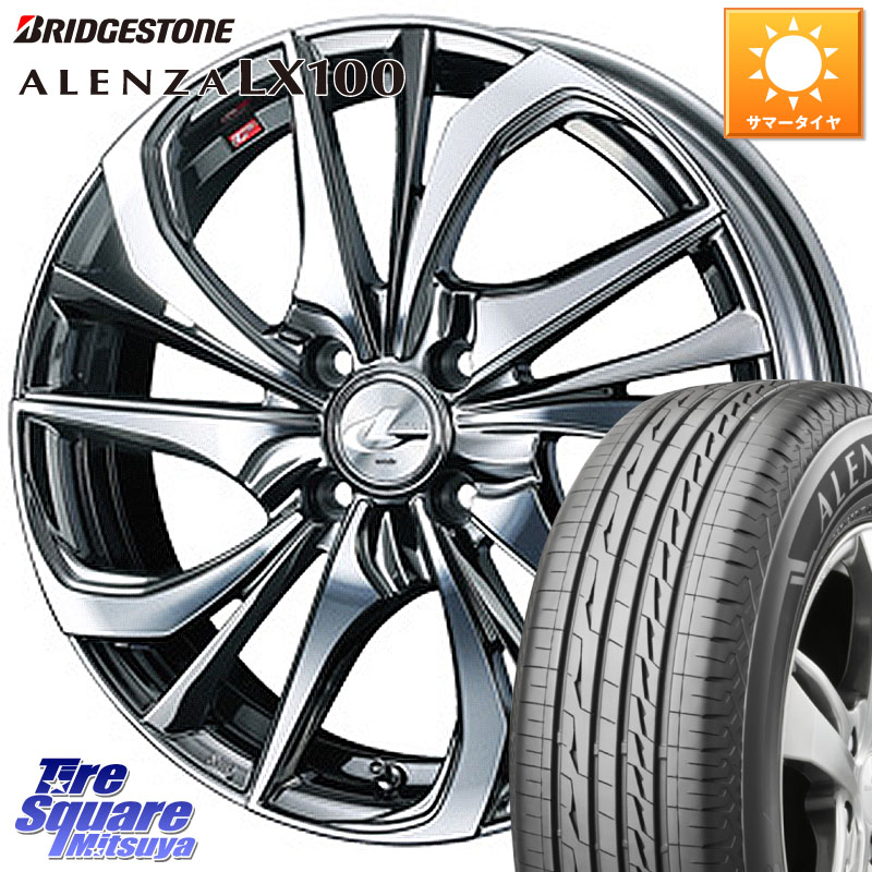 WEDS ウェッズ Leonis レオニス TE (BMCMC) ホイール 16インチ 16 X 6.0J +42 4穴 100 ブリヂストン ALENZA アレンザ LX100 サマータイヤ 215/65R16