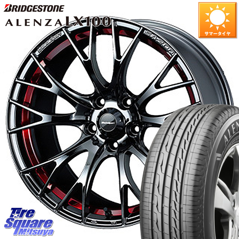 ブリヂストン ALENZA アレンザ LX100 サマータイヤ 215/55R18WEDS WedsSport SA-20R SA20R ウェッズ スポーツ ホイール 18インチ 18X7.5J 45 5穴 114.3 CX-30 MX-30 ZE2リーフ MPV｜タイヤスクエアミツヤ 170,320円