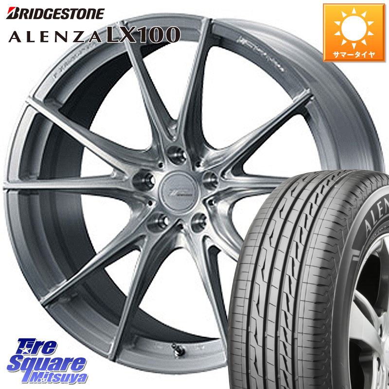 ブリヂストン ALENZA アレンザ LX100 サマータイヤ 215/55R18WEDS F ZERO FZ-2 FZ2 鍛造 FORGED ホイール18インチ エフゼロ 18X7.5J 38 5穴 114.3 エクストレイル X-TRAIL 日産 MPV｜タイヤスクエアミツヤ