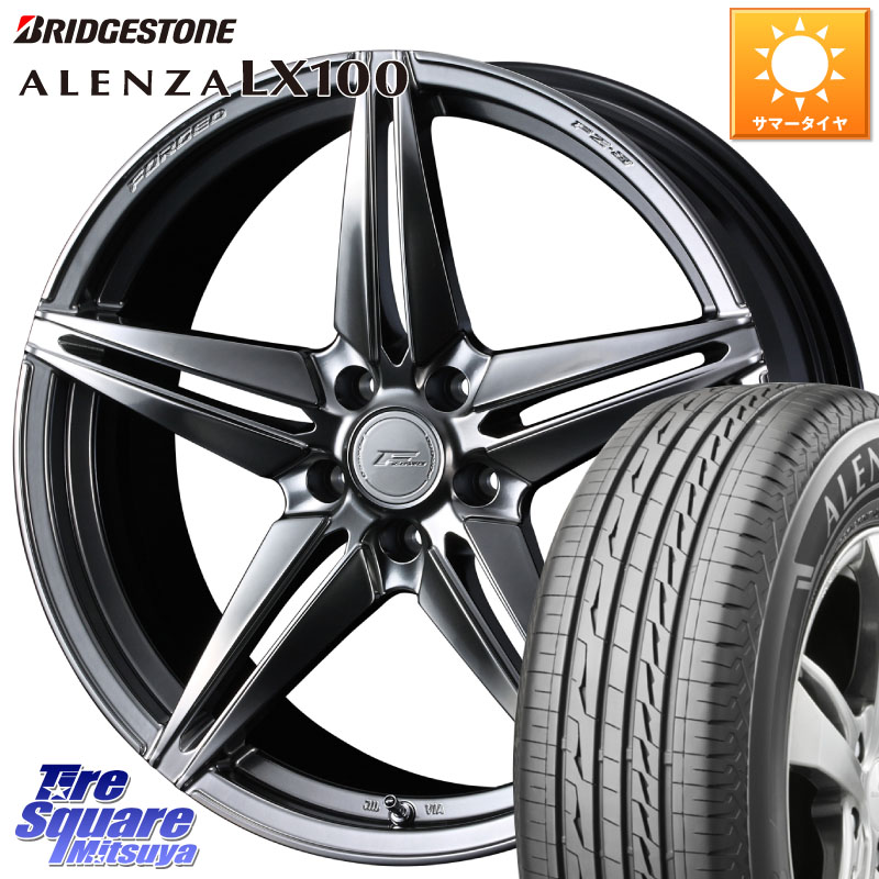 ブリヂストン ALENZA アレンザ LX100 サマータイヤ 255/55R18WEDS F ZERO FZ-3 FZ3 鍛造 FORGED ホイール18インチ エフゼロ 18X7.5J 38 5穴 114.3 アウトランダーPHEV|タイヤスクエアミツヤ