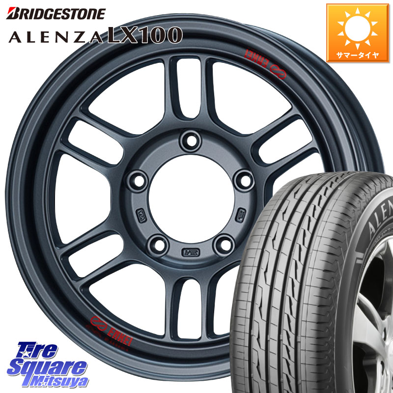 ブリヂストン ALENZA アレンザ LX100 サマータイヤ 215/65R16ENKEI エンケイ ALLROAD RPT1 ガンメタ ジムニー ホイール 16インチ 16X6.0J 0 5穴 139.7 ジムニー専用(要オーバーフェンダー等) ジムニ−シエラ/ノマド(カスタム) AZオフロード カスタムサイズ|タイヤスクエアミツヤ