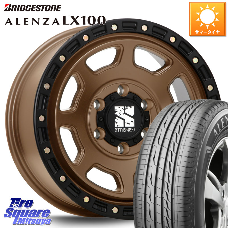 MLJ XJ07 XTREME-J 6H MB エクストリームJ ホイール 18インチ 18 X 8.0J(M14) +50 6穴 139.7 ブリヂストン ALENZA アレンザ LX100 サマータイヤ 265/65R18 ランクル300 ランクル250