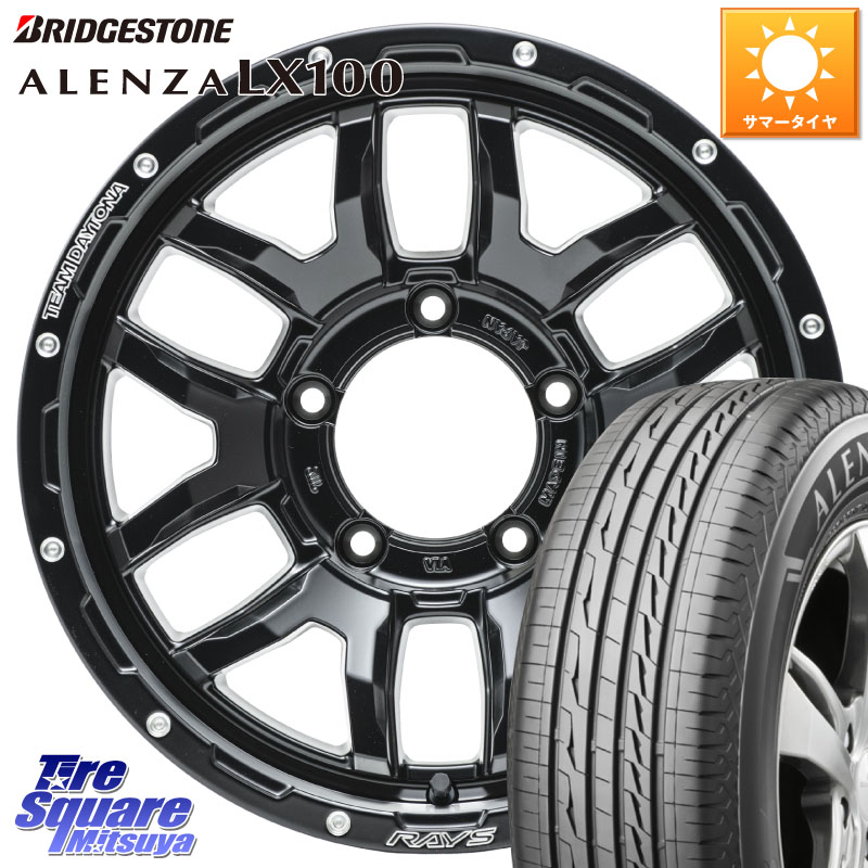 ブリヂストン ALENZA アレンザ LX100 サマータイヤ 215/65R16RAYS 【欠品次回2月末】 F6 boost N1 TEAM DAYTONA ホイール 16インチ 16X5.5J 20 5穴 139.7 ジムニー専用(要オーバーフェンダー等) AZオフロード カスタムサイズ｜タイヤスクエアミツヤ